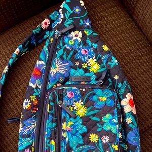 Vera Bradley Moonlight Garden Sling Backpack